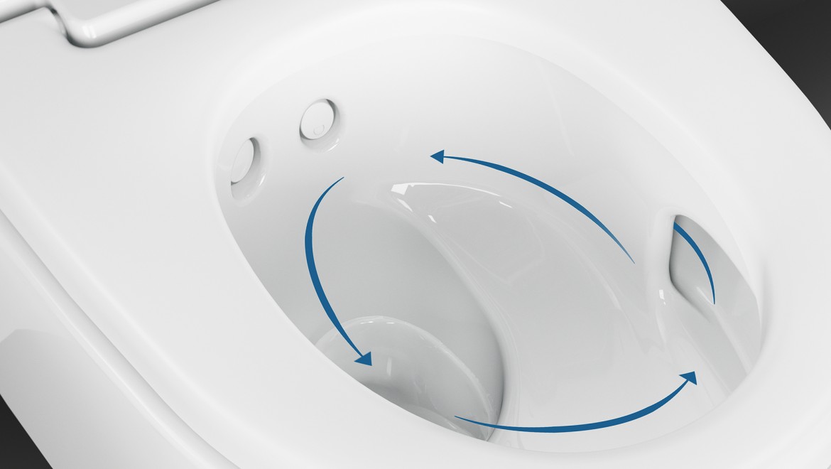 Luktavsug Geberit AquaClean Mera Luktavsug Geberit AquaClean Mera